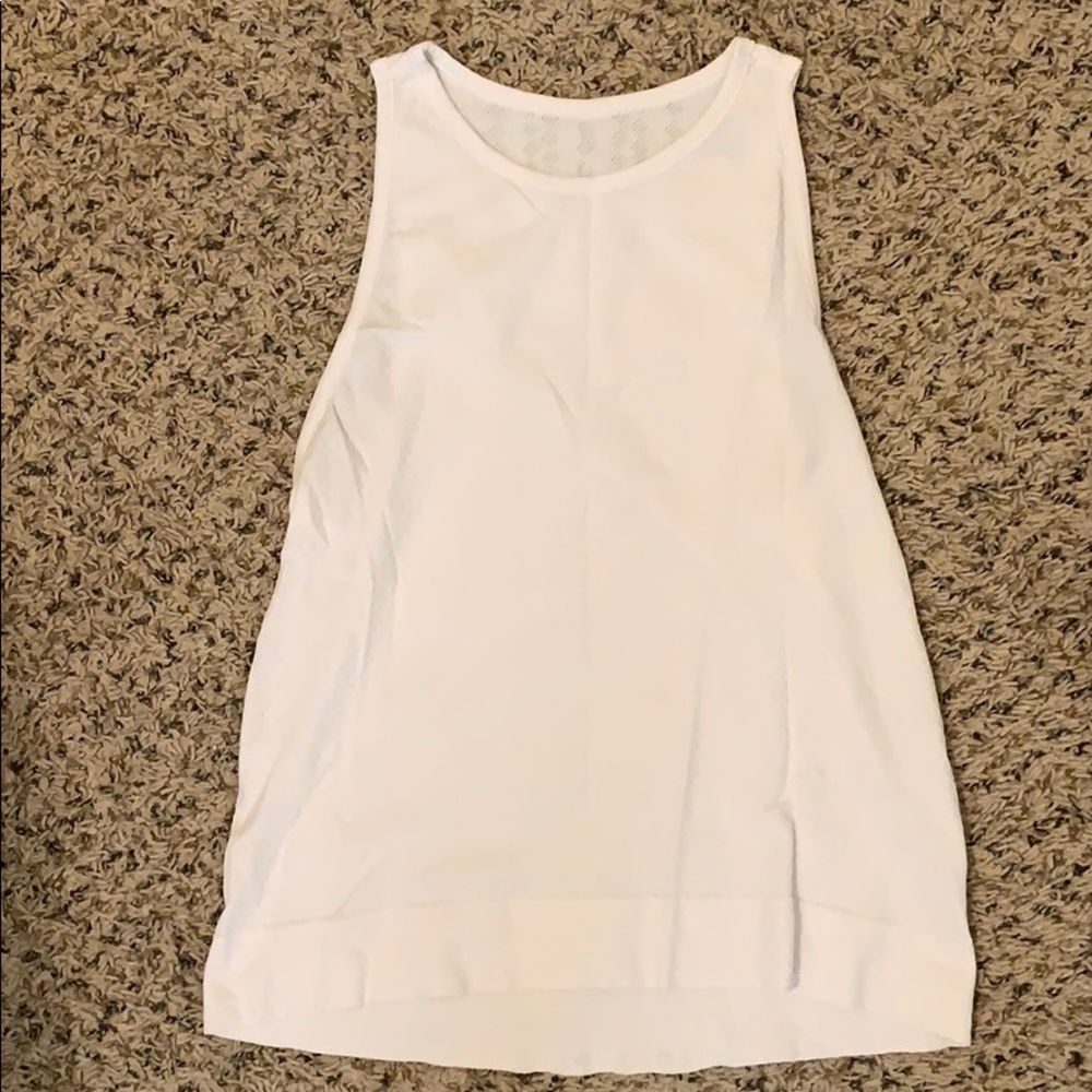 Athleta white tank